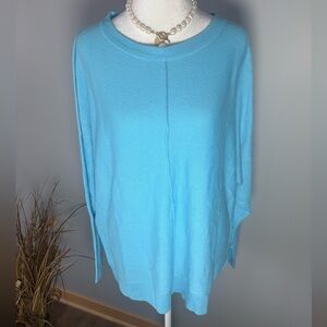 NY&C Aqua Blue Crewneck Sweater NWT Size Large
